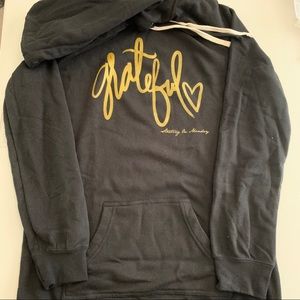 NWOT Women’s Grateful Kangaroo Black Hoodie M